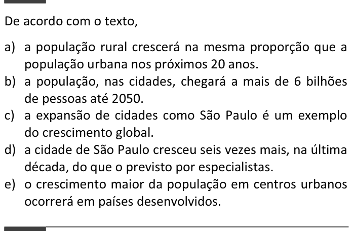 Questão 43 no caderno  da FUVEST 2015