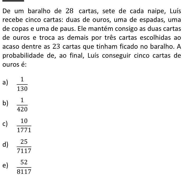 Questão 53 no caderno  da FUVEST 2015