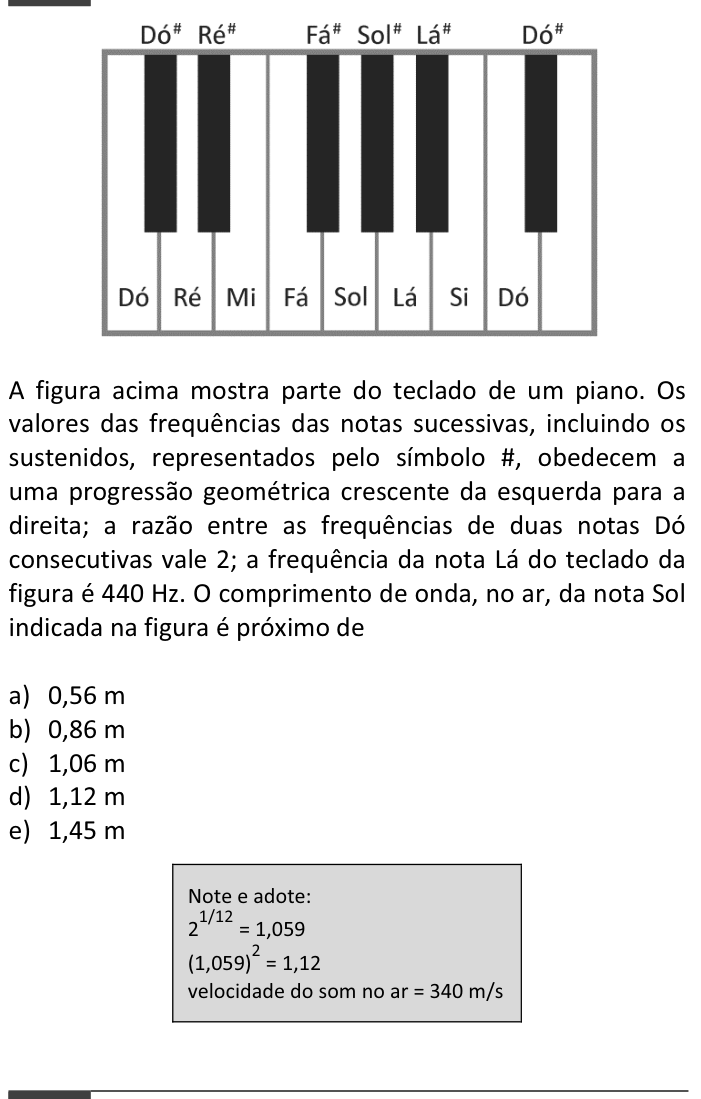 Questão 67 no caderno  da FUVEST 2015