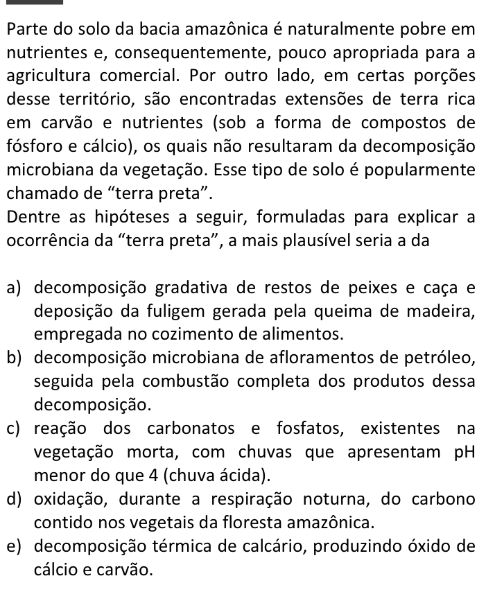 Questão 79 no caderno  da FUVEST 2015