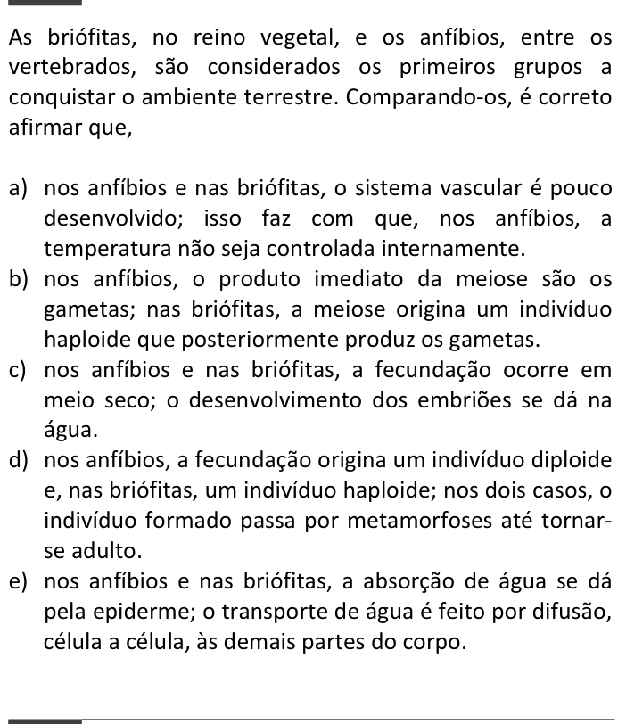 Questão 7 no caderno  da FUVEST 2014