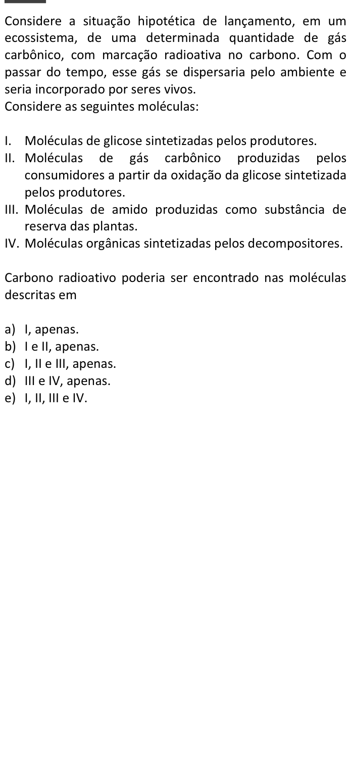 Questão 10 no caderno  da FUVEST 2014