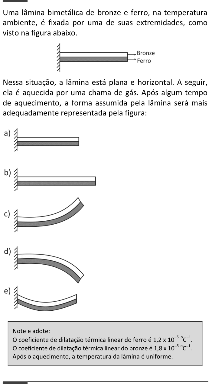 Questão 17 no caderno  da FUVEST 2014