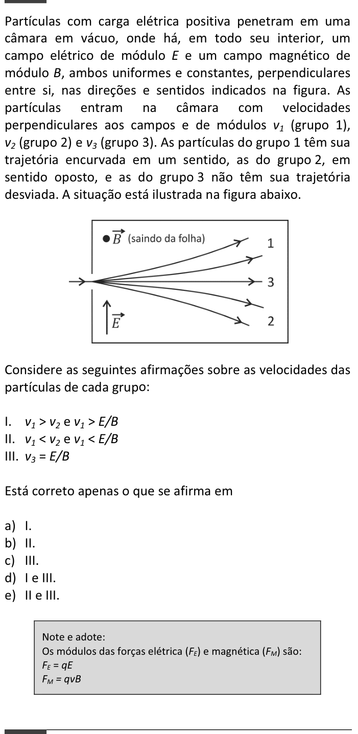 Questão 21 no caderno  da FUVEST 2014