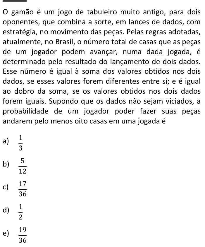 Questão 44 no caderno  da FUVEST 2014