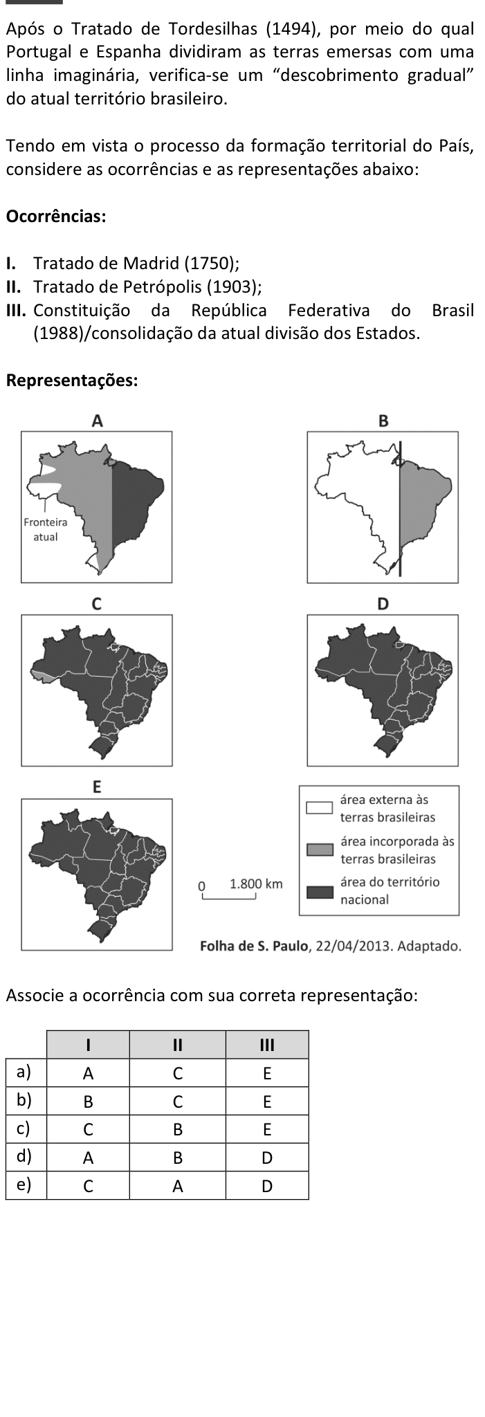 Questão 57 no caderno  da FUVEST 2014