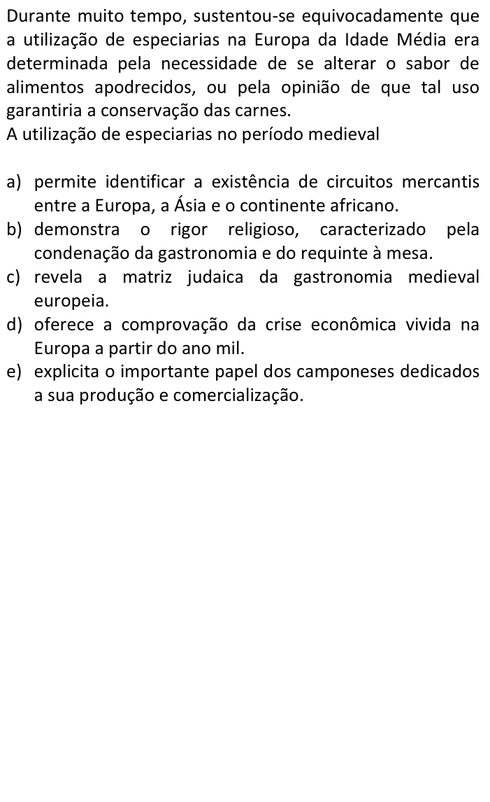 Questão 59 no caderno  da FUVEST 2014