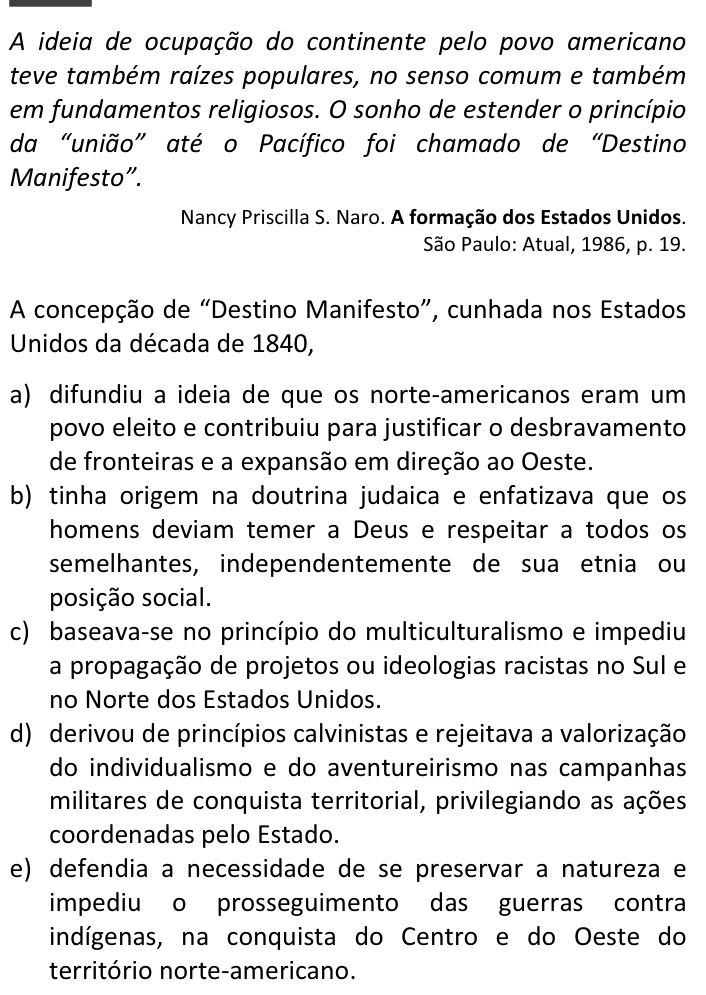 Questão 61 no caderno  da FUVEST 2014