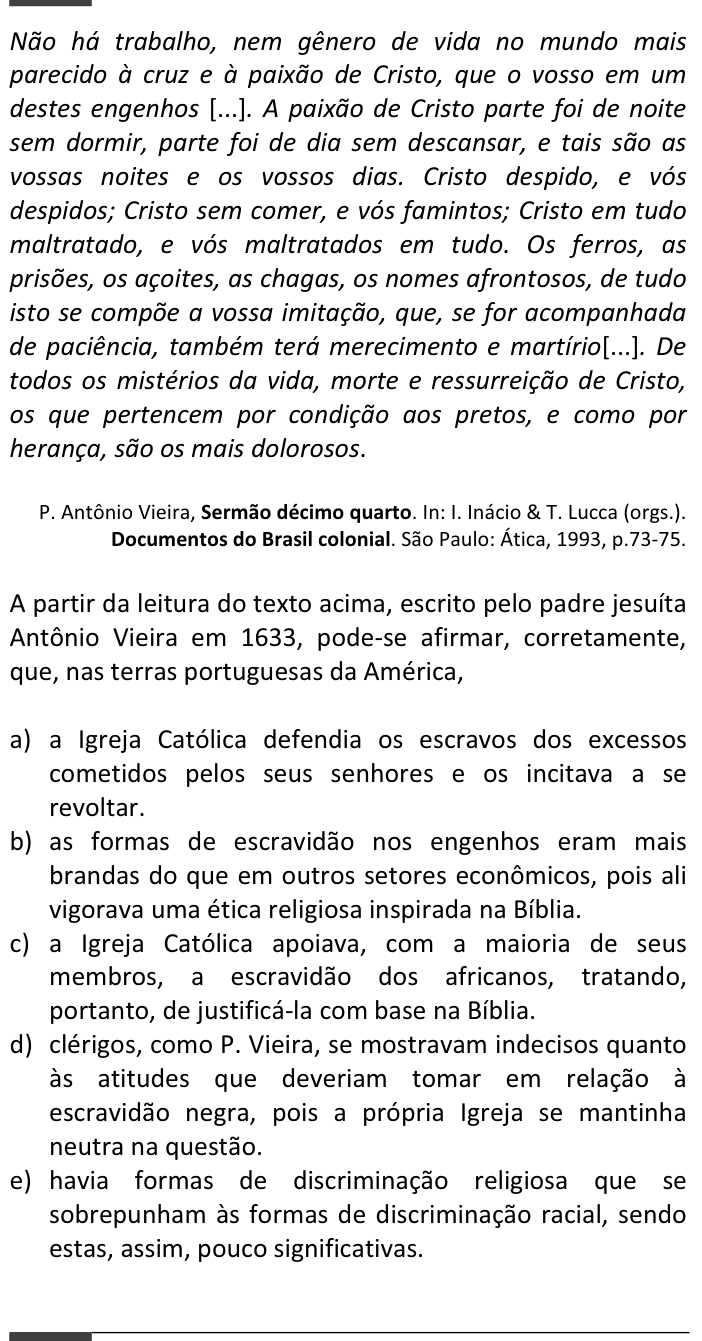 Questão 64 no caderno  da FUVEST 2014