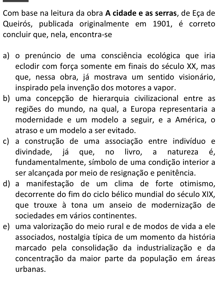 Questão 67 no caderno  da FUVEST 2014