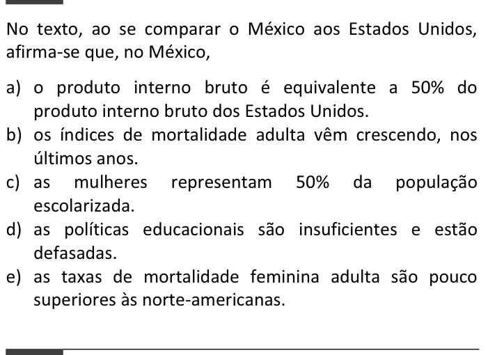 Questão 72 no caderno  da FUVEST 2014