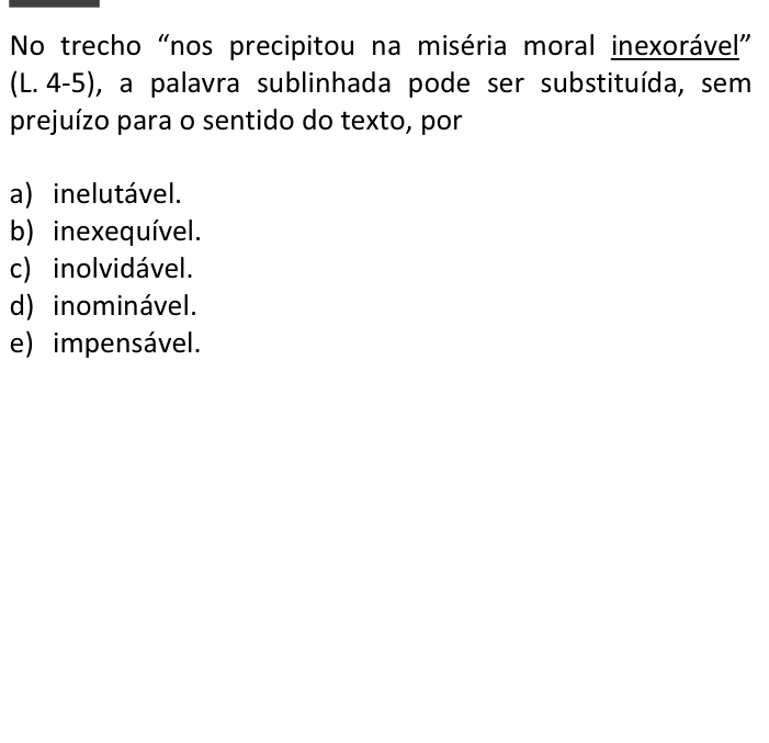 Questão 77 no caderno  da FUVEST 2014