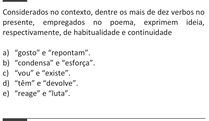 Questão 87 no caderno  da FUVEST 2014