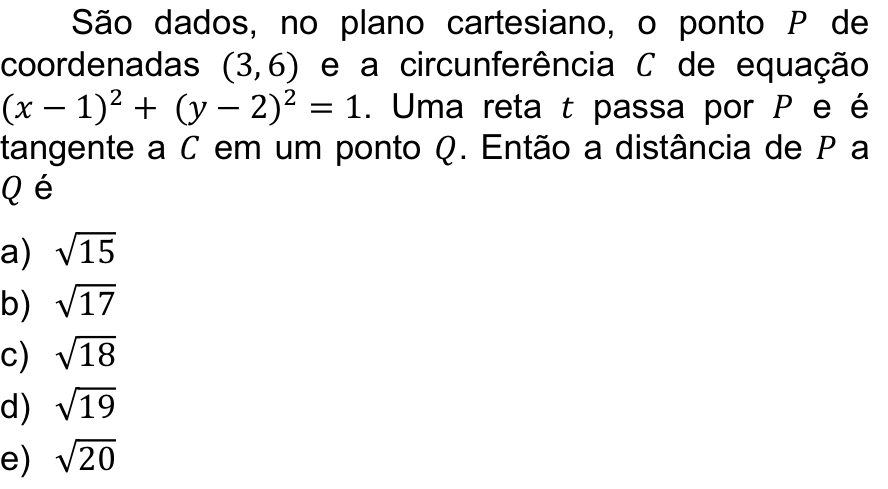 Questão 25 no caderno  da FUVEST 2013