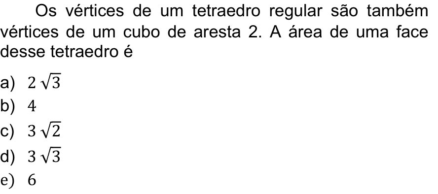 Questão 26 no caderno  da FUVEST 2013