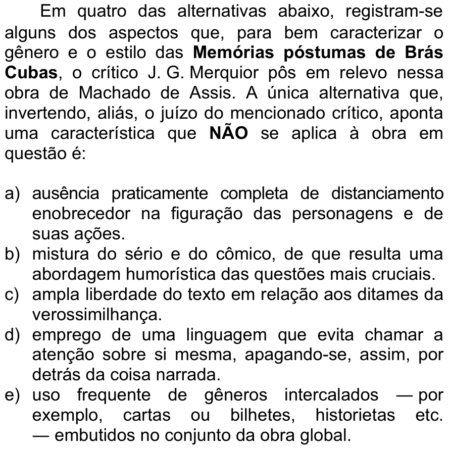 Questão 82 no caderno  da FUVEST 2013