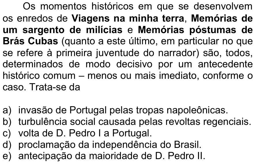 Questão 83 no caderno  da FUVEST 2013