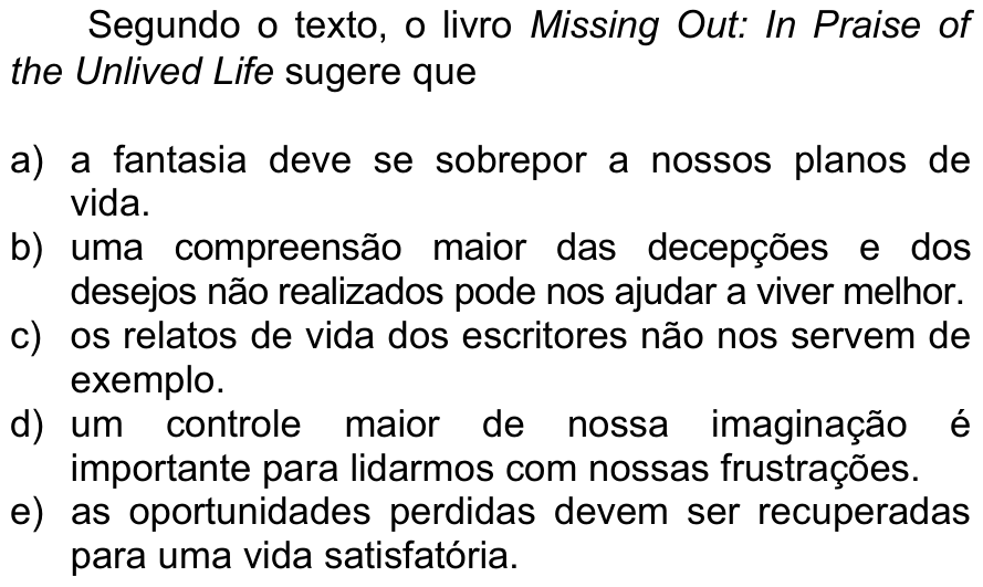Questão 89 no caderno  da FUVEST 2013