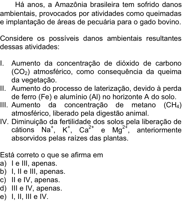 Questão 11 no caderno  da FUVEST 2012