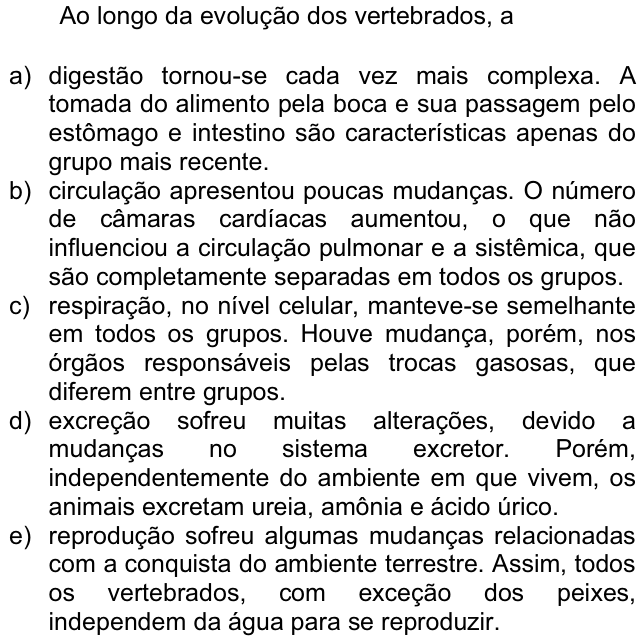 Questão 21 no caderno  da FUVEST 2012