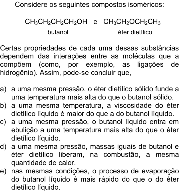 Questão 25 no caderno  da FUVEST 2012