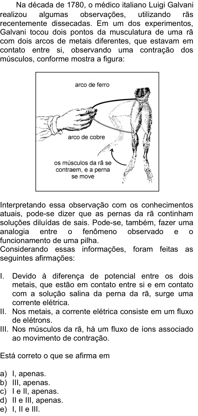 Questão 33 no caderno  da FUVEST 2012