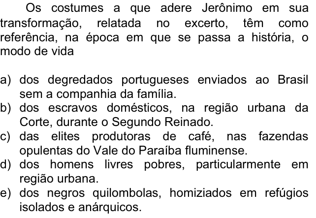 Questão 43 no caderno  da FUVEST 2012