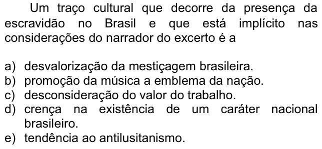 Questão 44 no caderno  da FUVEST 2012