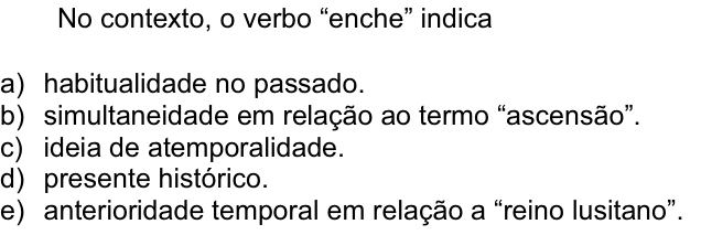 Questão 49 no caderno  da FUVEST 2012