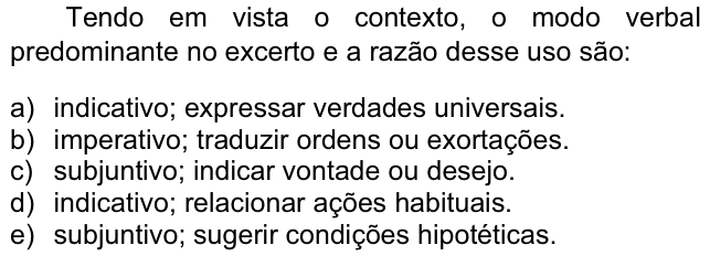 Questão 52 no caderno  da FUVEST 2012