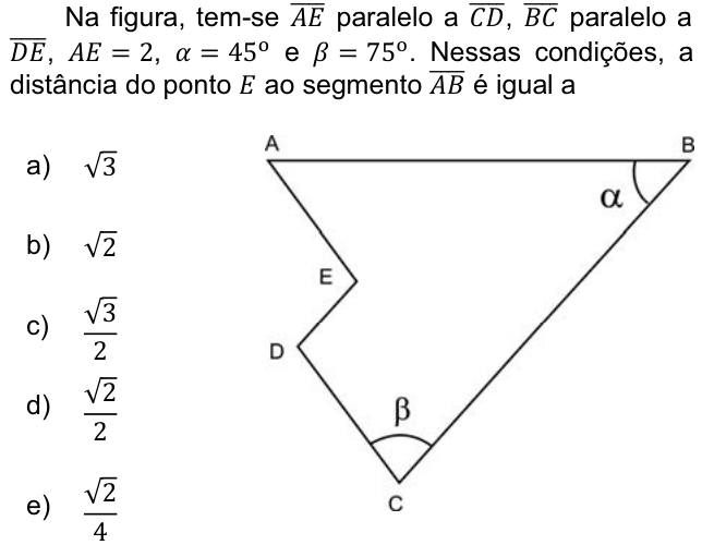 Questão 63 no caderno  da FUVEST 2012