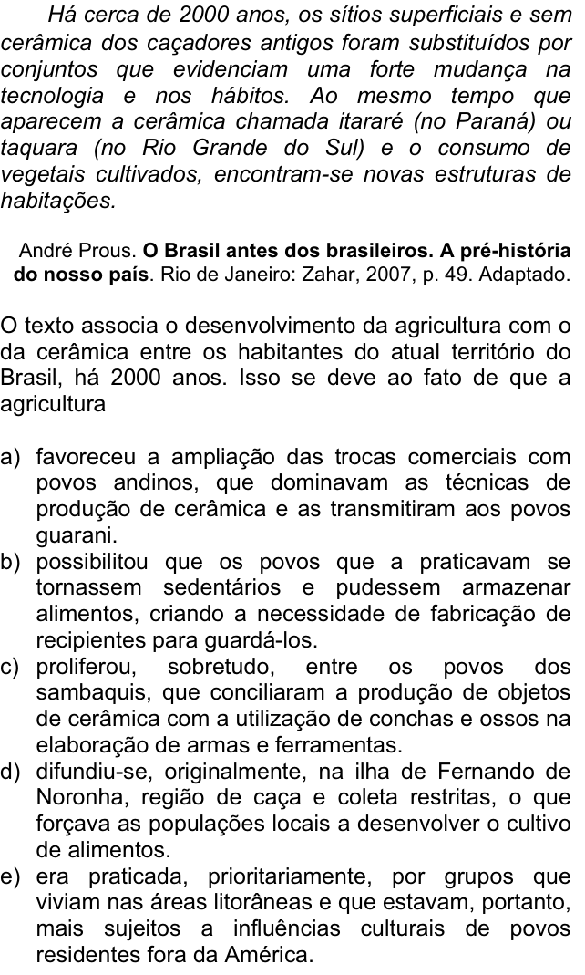 Questão 70 no caderno  da FUVEST 2012