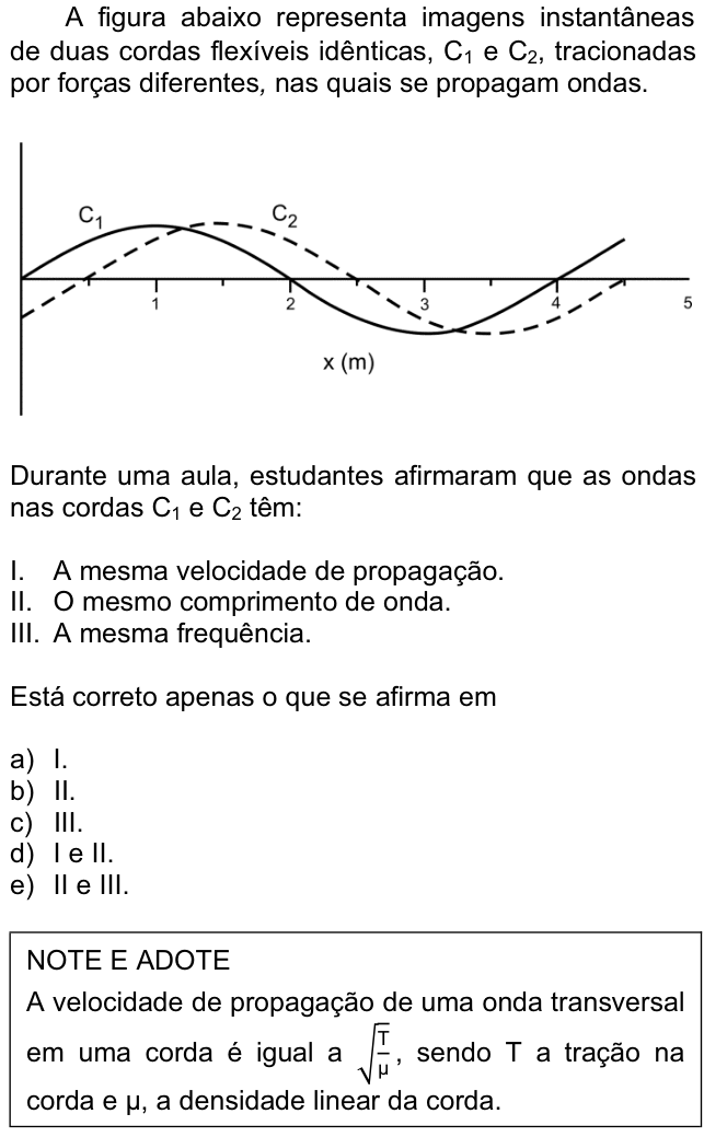 Questão 88 no caderno  da FUVEST 2012