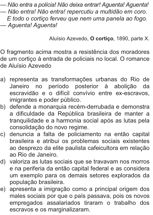 Questão 57 no caderno  da FUVEST 2011
