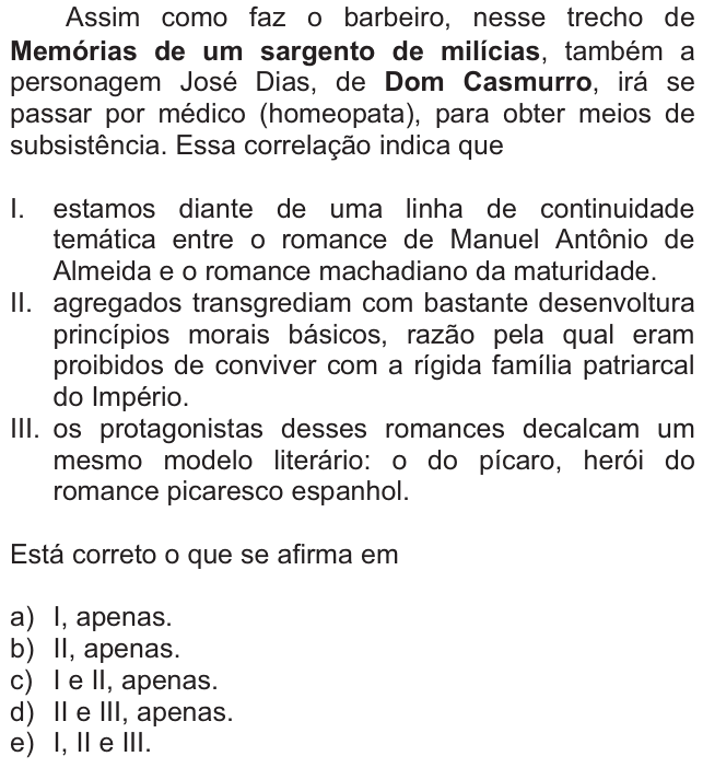 Questão 73 no caderno  da FUVEST 2011