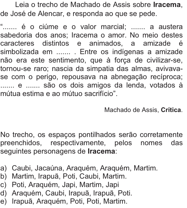 Questão 76 no caderno  da FUVEST 2011