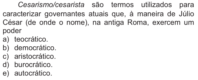 Questão 10 no caderno  da FUVEST 2010