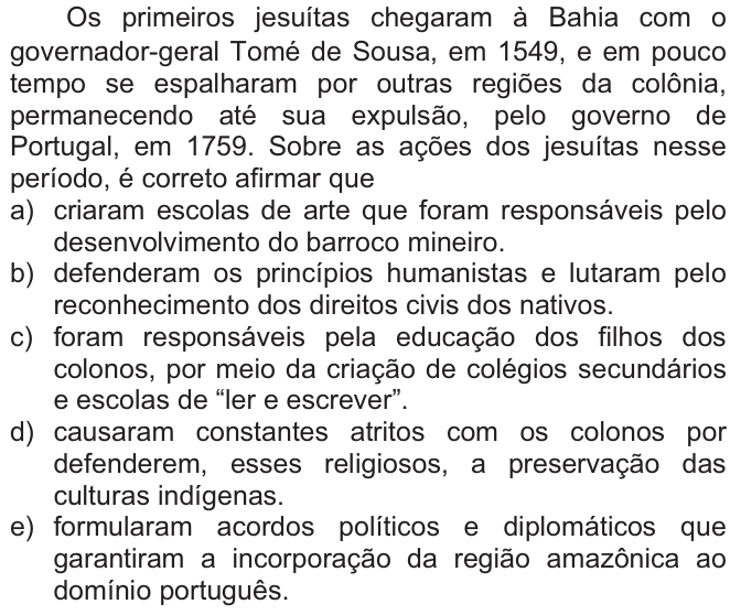Questão 12 no caderno  da FUVEST 2010
