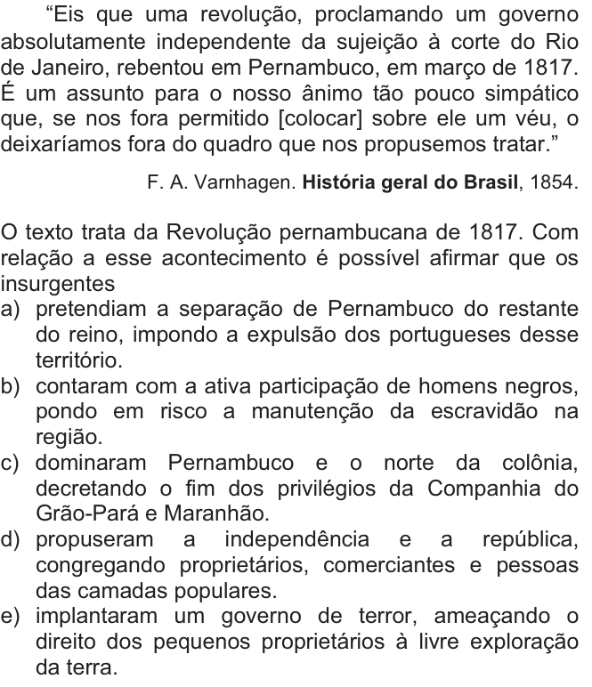 Questão 15 no caderno  da FUVEST 2010