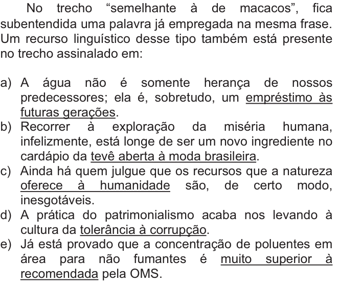 Questão 27 no caderno  da FUVEST 2010