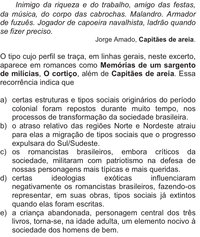 Questão 32 no caderno  da FUVEST 2010