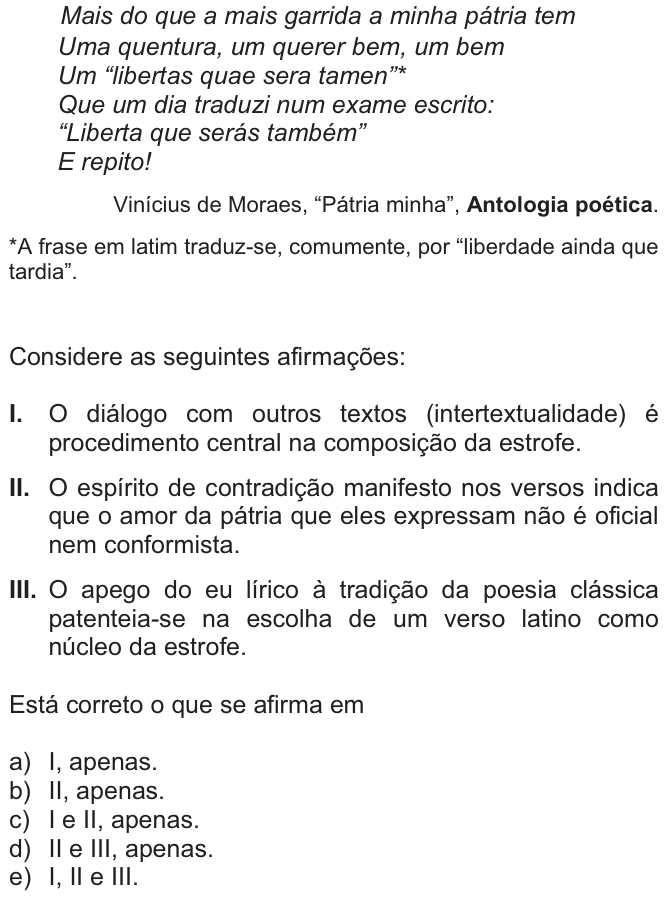 Questão 33 no caderno  da FUVEST 2010