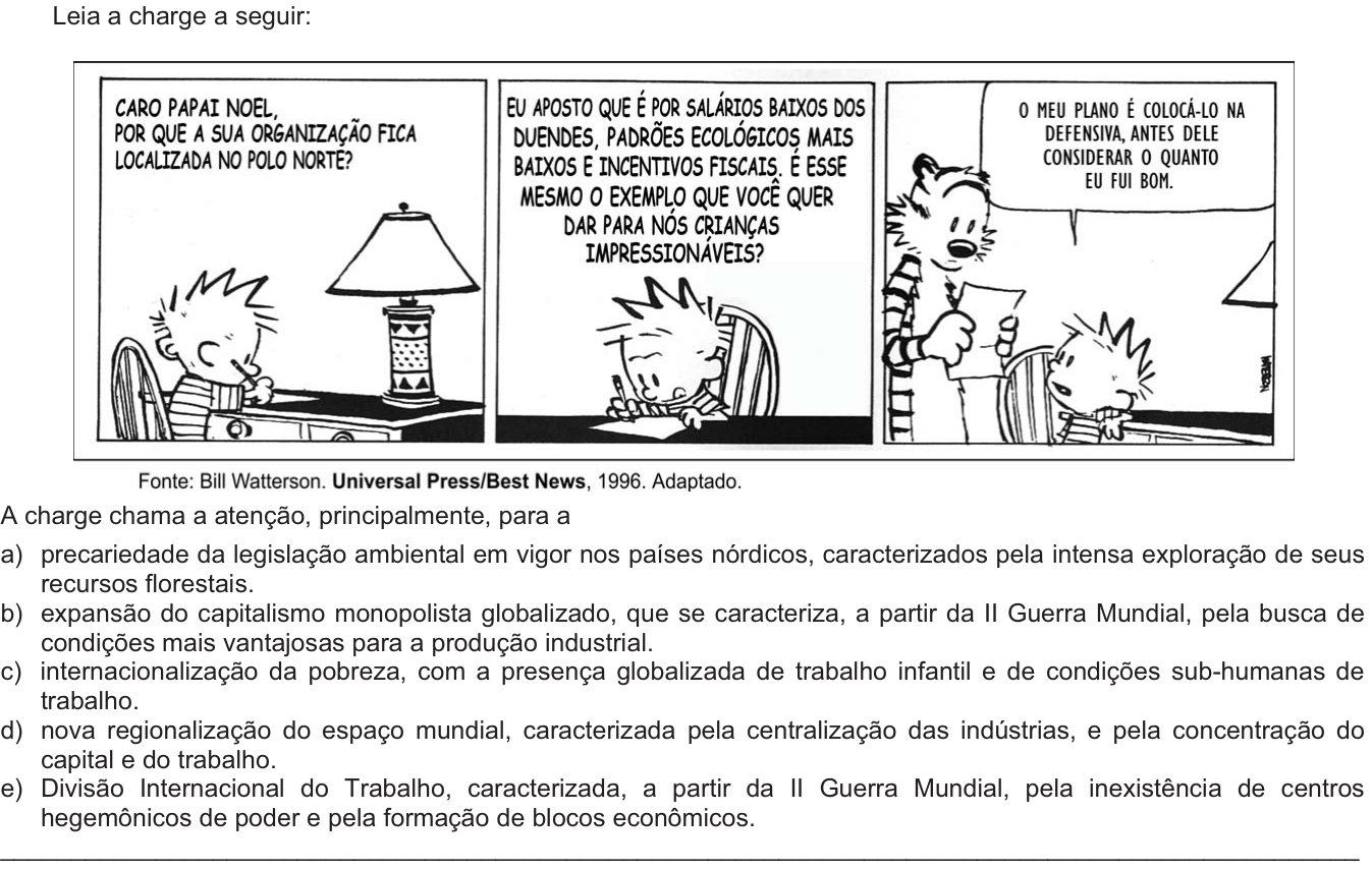 Questão 41 no caderno  da FUVEST 2010