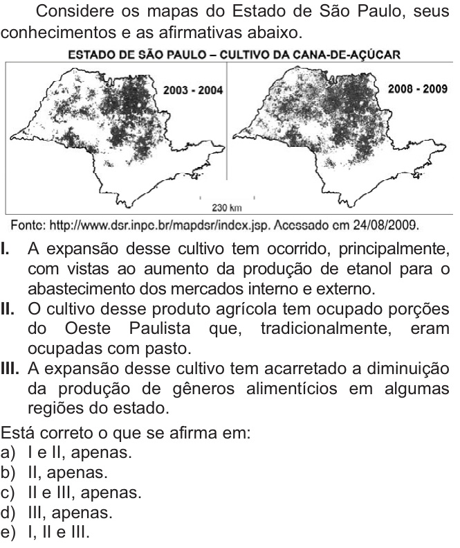 Questão 47 no caderno  da FUVEST 2010