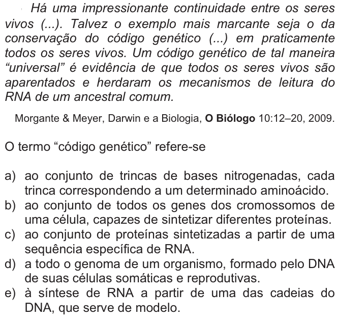Questão 54 no caderno  da FUVEST 2010