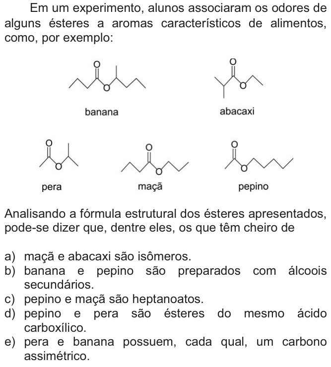 Questão 67 no caderno  da FUVEST 2010