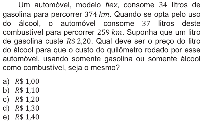 Questão 71 no caderno  da FUVEST 2010