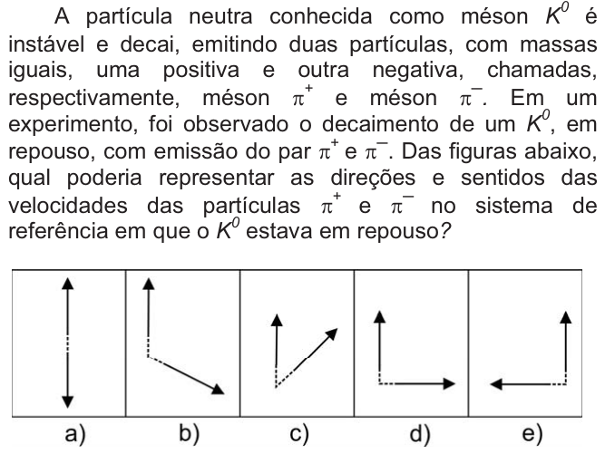 Questão 85 no caderno  da FUVEST 2010