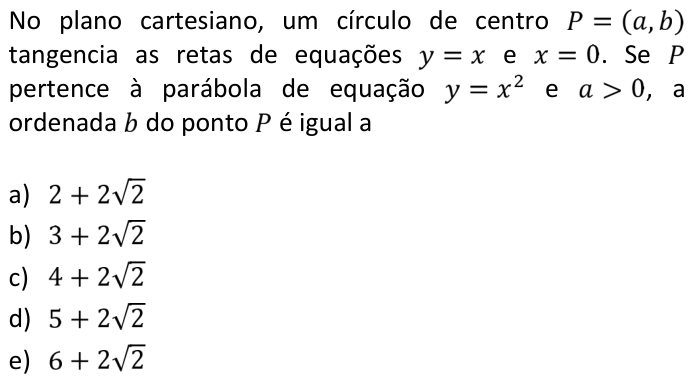 Questão 6 no caderno  da FUVEST 2016