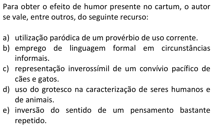 Questão 46 no caderno  da FUVEST 2016